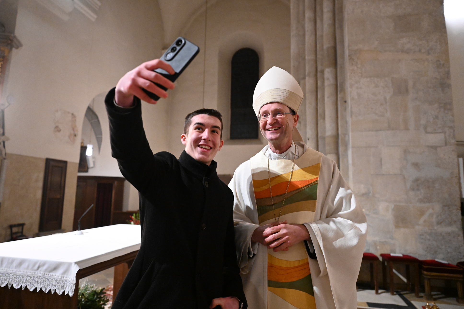 Admissio der Diakone des Weihejahrgangs 2026 in der Kirche in Laa/Thaya.